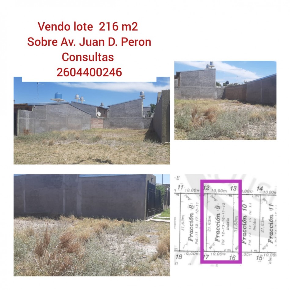 Lote en venta 